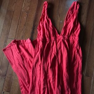 Dark orange Gypsy05 maxi dress, sz L